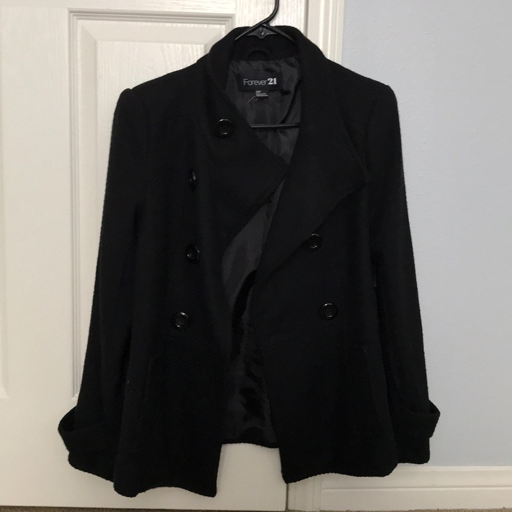 Forever 21 black coat